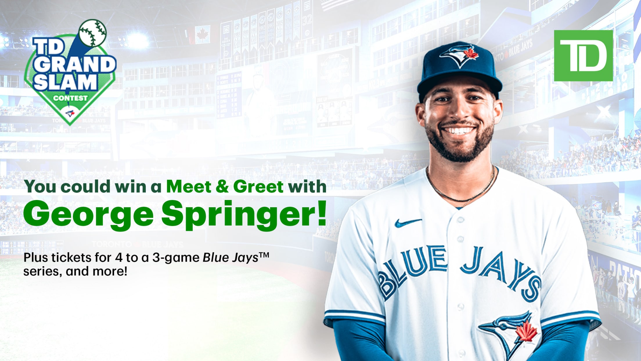 Toronto Blue Jays on X: Enter the @TD_Canada Grand Slam Contest